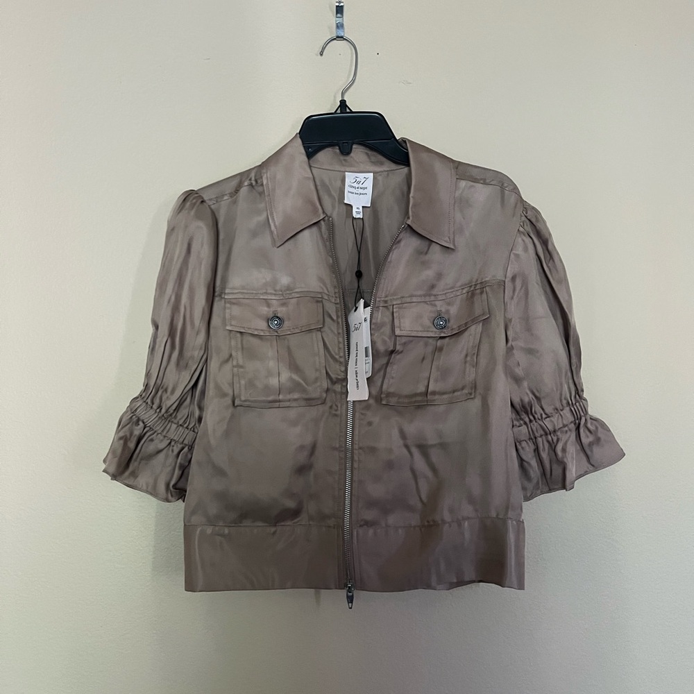 BRAND NEW WITH TAGS CINQ A SEPT LIGHT HOLLY JACKET